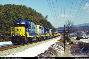 CSX 2272 West at Nicelytown